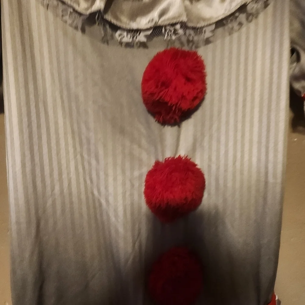 NWT IT The Clown Dress Costume With Accesories Size 14-16